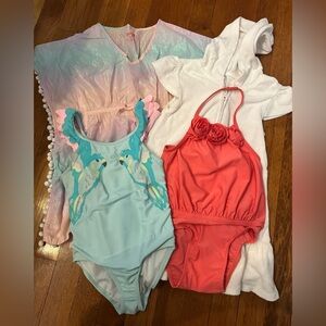 Girls toddler 4 t swim bundle